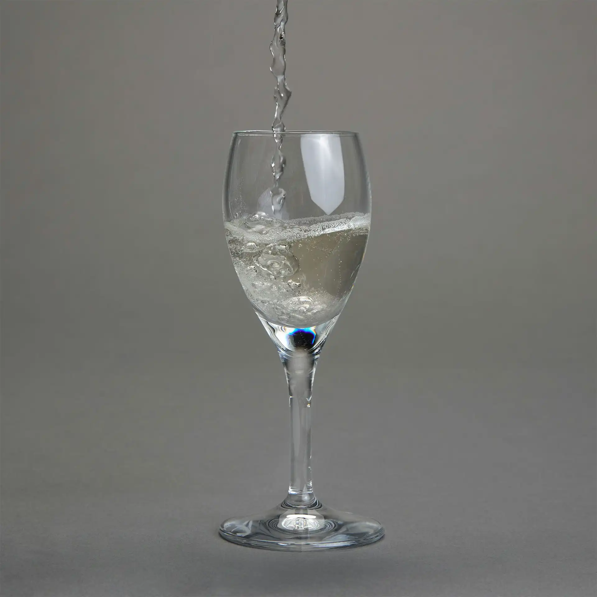 A glass being poured